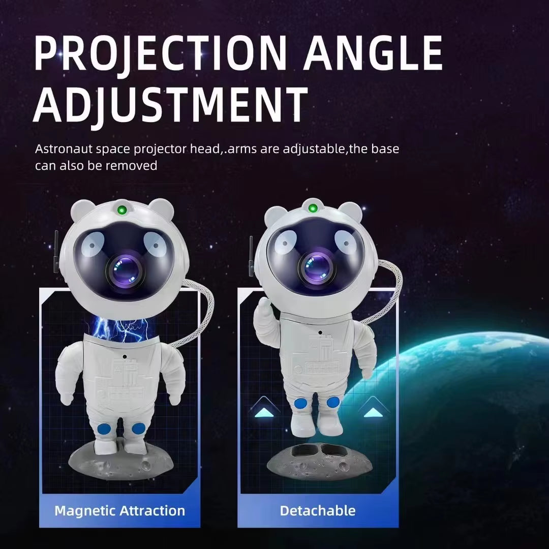For Character Night Light with Nebula Starry Projection Remote Control USB Powered Color-Changing LED for Kids