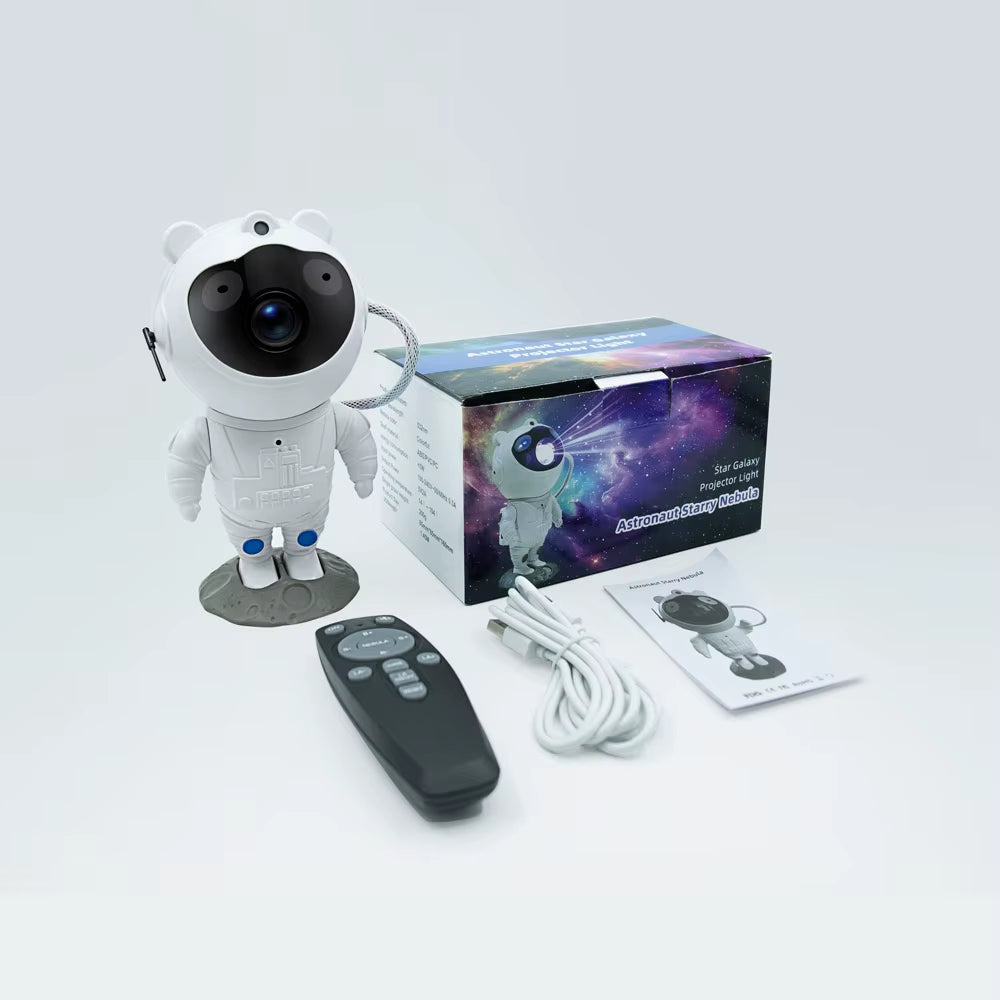 For Character Night Light with Nebula Starry Projection Remote Control USB Powered Color-Changing LED for Kids